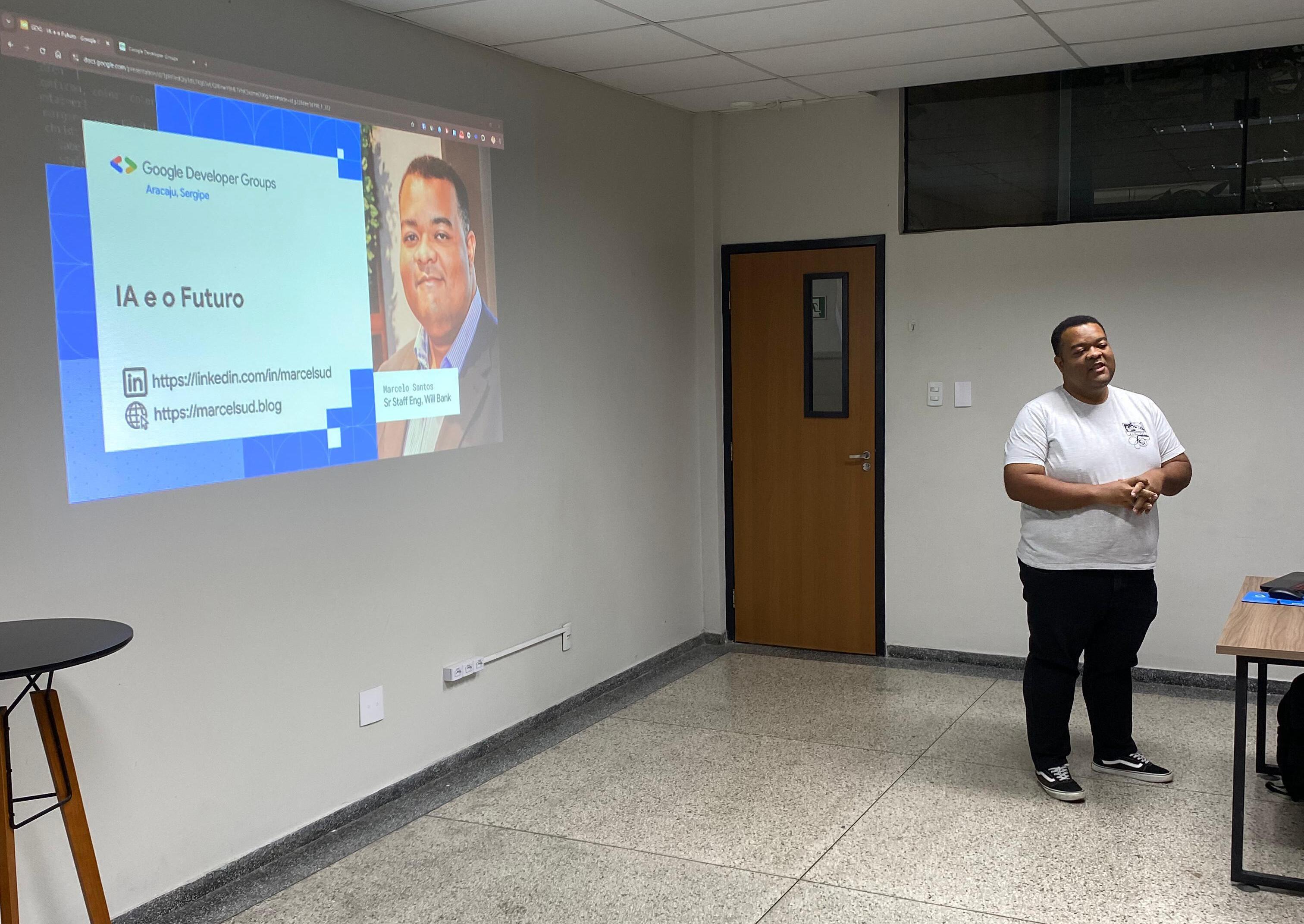 Apresentação no GDG Aracaju